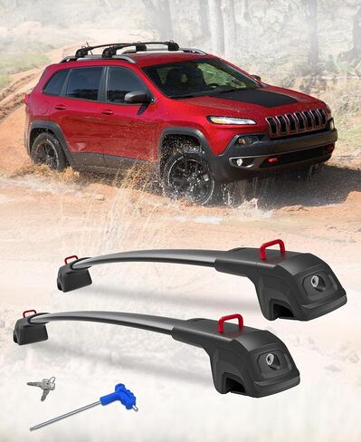 قضبان متقاطعة لرف السقف 2026 بوزن 360 رطل متوافقة مع Subaru Crosstrek Wilderness 2024-2026 وVolkswagen VW Tiguan 2018-2026 (ليست محدودة) وTaos 2022-2026 قضبان سقف من الألومنيوم قابلة للقفل in Kuwait