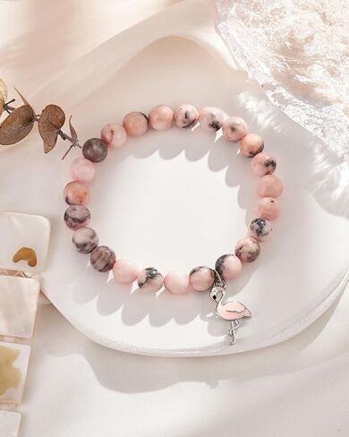 ASKRAIN Flamingo Birthday Gifts for Women, 18th Birthday Gifts for Teen Girls, Flamingo Bracelet for Granddaughter Daughter Sister Niece Friends in Saudi Arabia