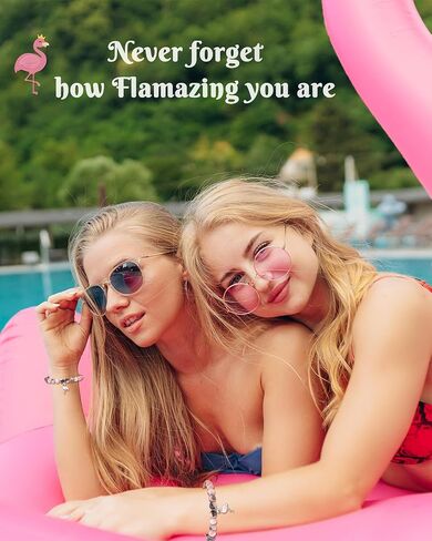 ASKRAIN Flamingo Birthday Gifts for Women, 18th Birthday Gifts for Teen Girls, Flamingo Bracelet for Granddaughter Daughter Sister Niece Friends in Saudi Arabia