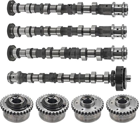 5184380AF Engine Camshaft Set Exhaust Intake & VVT Camshaft Phasers Replacement for Chrysler Town & Country for Jeep Cherokee for Dodge Avenger for Ram 1500 3.6L Pentastar V6,5184377AG 5184378AG in Kuwait