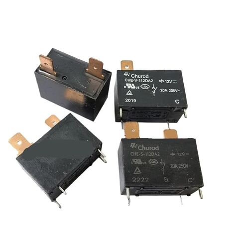 10pcs/lot Relay CHE-V-112DA2 S-112DA2 12V 20A Air Conditioning Water Heater Relay(CHE-V-112DA2) in Kuwait