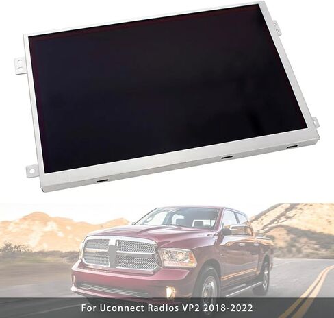 شاشة LCD رقمية تعمل باللمس C070EAT01.0 مقاس 7 بوصات لذاكرة الوصول العشوائي 1500 2500 3500، لسيارة دودج تشارجر/تشالنجر، لسيارة جيب شيروكي/رينيجيد 2018‑2021 مجهزة بأجهزة راديو VP2 Uconnect، مقاومة للخدش in Kuwait