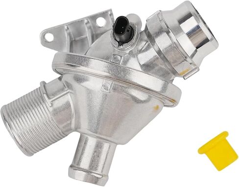 Tykick Aluminum Engine Coolant Thermostat Housing Assembly for BMW 228i 320i 328i 428i 528i X1 X3 X4 X5 Z4 2012 2013 2014 2015 2016 2017 2018 2.0L L4 Replaces 11538635689 11538648791 11537633476 in Kuwait