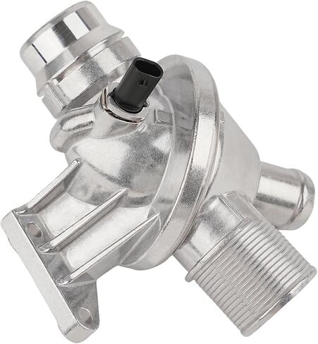 Tykick Aluminum Engine Coolant Thermostat Housing Assembly for BMW 228i 320i 328i 428i 528i X1 X3 X4 X5 Z4 2012 2013 2014 2015 2016 2017 2018 2.0L L4 Replaces 11538635689 11538648791 11537633476 in Kuwait