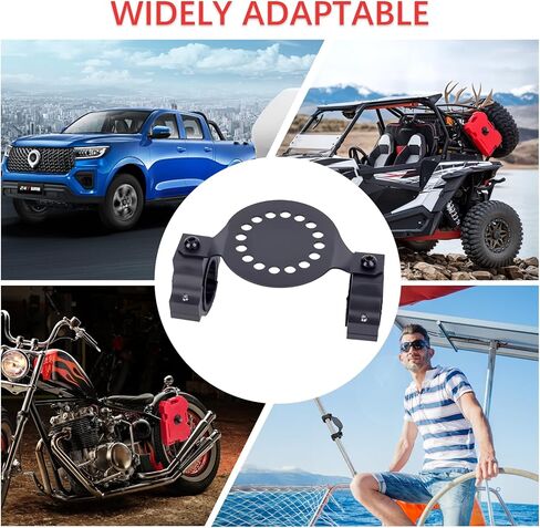 UTV ATV Gas Tank Water Can Mount Compatible with Polaris RZR Pioneer Can Am Maverick X3 Commander Talon ATV, Fuel Container Holder for 1''-2'' Roll Bar, Oil Mounting Bracket in Saudi Arabia
