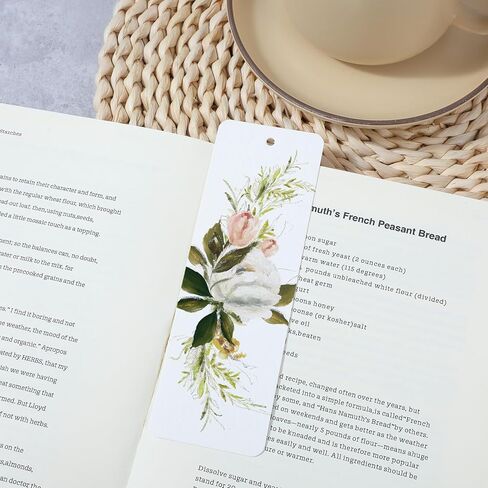 50 Pcs White Watercolor Paper Cards DIY Bookmarks Bulk 5.9" X 1.96" Watercolor Paper Blank Bookmarks Gift Bookmark Painting Drawing DIY Craft for Art Projects Kids Student Wet,Dry & Mixed Media in Saudi Arabia