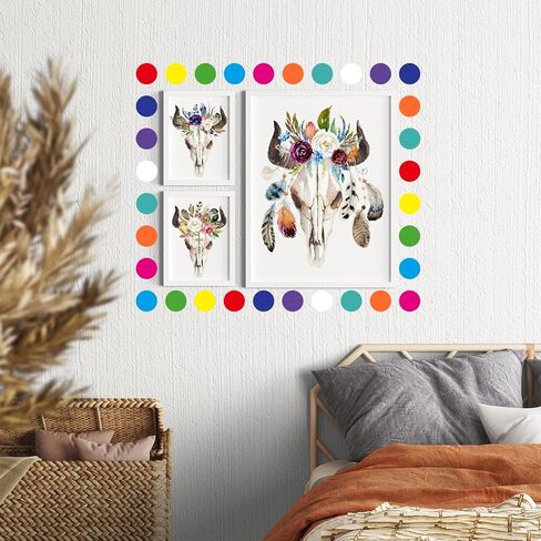 3000 PCS 1" Colored Dot Stickers Circle Color Coding Labels – 10 Colors on Round Coding Label Sticker for Office, Student Classroom, Family Etc(10 Rolls, 1 Inches) in Saudi Arabia