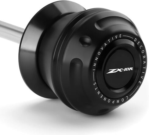 Motorcycle Front Axle Fork Wheel Crash Protector Slider Compatible With K.awasaki Ninja ZX10R 2011-2020 2021 2022 2023 2024 2025 2026 | ZX-10R ZX 10R ZX1000 Accessories (Black) in Kuwait