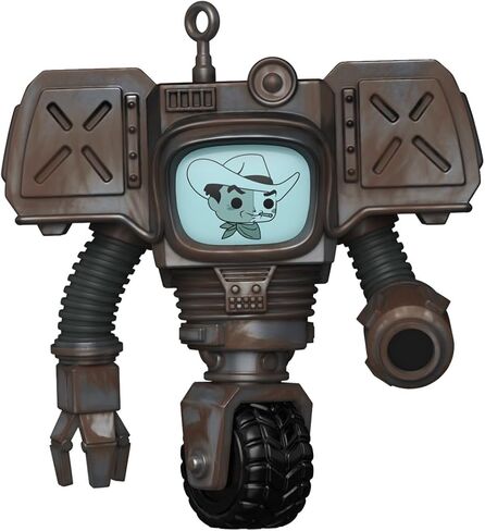 فانكو بوب! التليفزيون: Fallout TV - فيكتور - شخصية الفينيل القابلة للتجميع - فكرة هدية - بضائع رسمية - ألعاب للأطفال والكبار - محبي التلفزيون - شخصية نموذجية لهواة الجمع والعرض in Kuwait