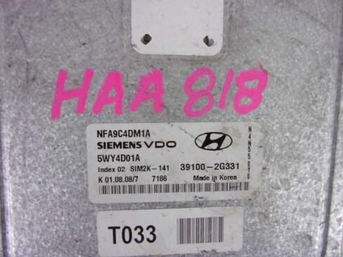 وحدة التحكم في المحرك ECM 2.4L AT تناسب 09-10 Sonata 39100-2G331 391002G331 in Kuwait