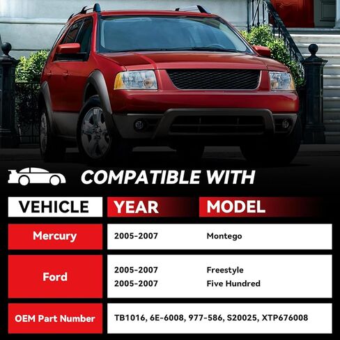 مجموعة جسم الخانق الإلكترونية - مع مستشعر موضع TPS - متوافق مع 2005-2007 Ford Freestyle Five Hundred Mercury Montego 3.0L V6 - استبدال # 5F9Z9E926AA 5F9Z9E926B in Kuwait