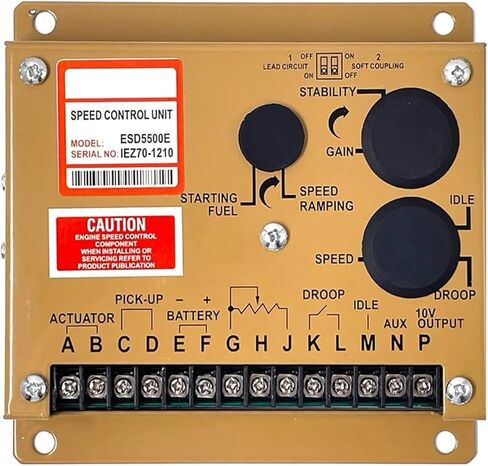 Generator Governor ESD5500E Speed Controller Engine Actuator Magnetic Speed Sensor DC Motor Control Board Genset Parts in Kuwait