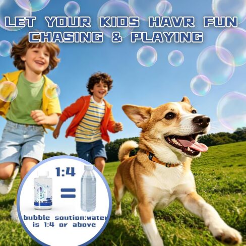 Rechargeable Dual-Nozzle Bubble Machine, 360° Auto Rotation Bubble Blower with Remote Control & RGB Lights, 30k Bubbles/Min, USB-C Bubble Maker for Kids Toddlers Parties Wedding Outdoor Birthday Gift in Saudi Arabia
