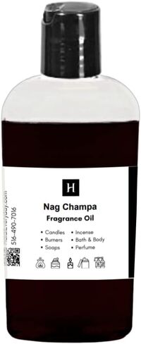 HalalEveryday Fragrance Oil - Uncut for Soap Making Candle Warmer Incense Body Oil Perfume & Other DIY - Various Scent Options (Nag Champa Type, 4 oz) in Saudi Arabia