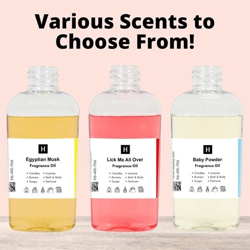 HalalEveryday Fragrance Oil - Uncut for Soap Making Candle Warmer Incense Body Oil Perfume & Other DIY - Various Scent Options (Nag Champa Type, 4 oz) in Saudi Arabia