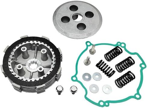 Clutch Friction Pressure Plates And Gasket Kit Compatible With KX80 KX85 KX100 KX112 1998 2022 in Kuwait