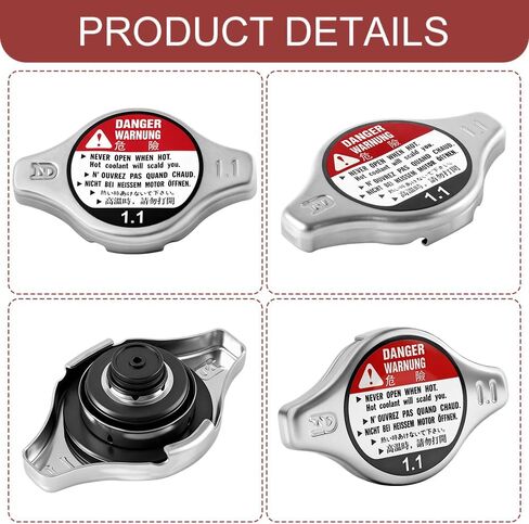 Radiator Cap, Cooling Radiator Cap, 19045-PAA-A01 19045-RAA-003 Anti-Heat Cover, Compatible with 1994-2006 Honda Accord 1992-2005 Civic 1997-2005 CRV 1995-2007 Odyssey 2003-2008 Pilot in Kuwait