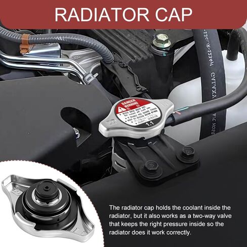 Radiator Cap, Cooling Radiator Cap, 19045-PAA-A01 19045-RAA-003 Anti-Heat Cover, Compatible with 1994-2006 Honda Accord 1992-2005 Civic 1997-2005 CRV 1995-2007 Odyssey 2003-2008 Pilot in Kuwait