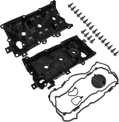 Engine Valve Cover Kit Left & Right Side w/Gasket & Bolts Replacement for Nissan Murano 2009-2014 Quest 2011-2014 Altima 2007-2014 Pathfinder Infiniti QX60 JX35 3.5L V6 13264-JP01B in Kuwait