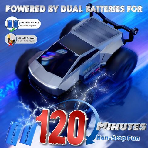 FLYING STAR 1:16 RC Truck Remote Control Car, 4WD Waterproof Amphibious Vehicle for Pool, All-Terrain Pickup Monster Truck, 2.4GHz Remote Control, Toy Truck for Boys & Kids Ages 6+ Gift Present in Kuwait