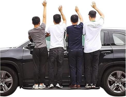 2 قطعة متوافق مع هيونداي توكسون NX4 2022-2025 SUV الجانب خطوة تشغيل مجلس NerfBar الألومنيوم دواسة الملحقات (مع الأقواس) in Kuwait