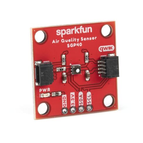 مستشعر جودة الهواء SparkFun - SGP40 (Qwiic) - قياس جودة الهواء في غرفتك أو منزلك مستشعر MOX (أكسيد المعدن) يكتشف المركبات العضوية المتطايرة (VOCs) - نطاق جهد التشغيل 1.7 فولت - 3.6 فولت in Kuwait
