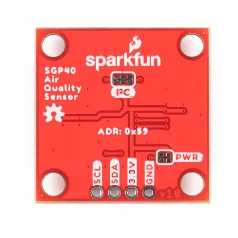 مستشعر جودة الهواء SparkFun - SGP40 (Qwiic) - قياس جودة الهواء في غرفتك أو منزلك مستشعر MOX (أكسيد المعدن) يكتشف المركبات العضوية المتطايرة (VOCs) - نطاق جهد التشغيل 1.7 فولت - 3.6 فولت in Kuwait
