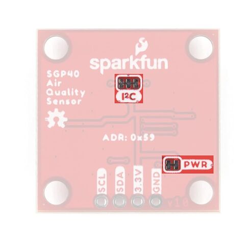 مستشعر جودة الهواء SparkFun - SGP40 (Qwiic) - قياس جودة الهواء في غرفتك أو منزلك مستشعر MOX (أكسيد المعدن) يكتشف المركبات العضوية المتطايرة (VOCs) - نطاق جهد التشغيل 1.7 فولت - 3.6 فولت in Kuwait