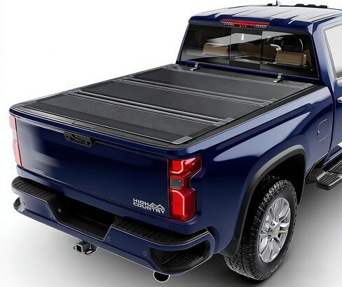 FRP Hard Tri-Fold Tonneau Cover Truck Bed for 2022-2026 Tundra with 5.5FT / 66.7" Bed w/OE Rail System in Saudi Arabia