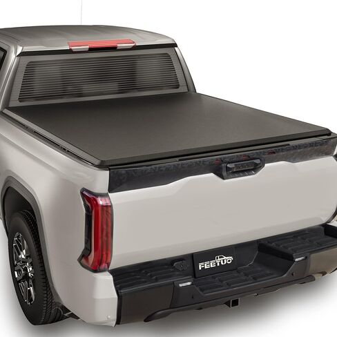 FRP Hard Tri-Fold Tonneau Cover Truck Bed for 2022-2026 Tundra with 5.5FT / 66.7" Bed w/OE Rail System in Saudi Arabia