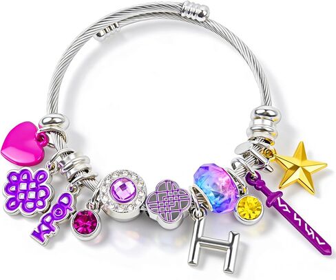 Kpop Bracelets, Kpop Jewelry Charm Bracelet KPops Merch Accessories for Women Fans for Birthday Christmas Fans Events in Saudi Arabia