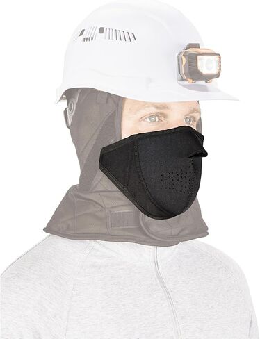 Ergodyne - 16878 Insulated Winter Hard Hat Liner with Neoprene Mouthpiece, N-Ferno 6878 Black in Saudi Arabia
