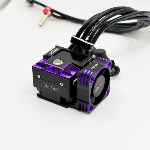 مجموعة مروحة الألومنيوم Furitek AeroSpin 30K لـ SlideTech ESC - سيارة التحكم عن بعد، ملحق إلكتروني للسيارة RC، مروحة تبريد ESC للسيارة RC (أسود أرجواني (FUR-2673)) in Kuwait