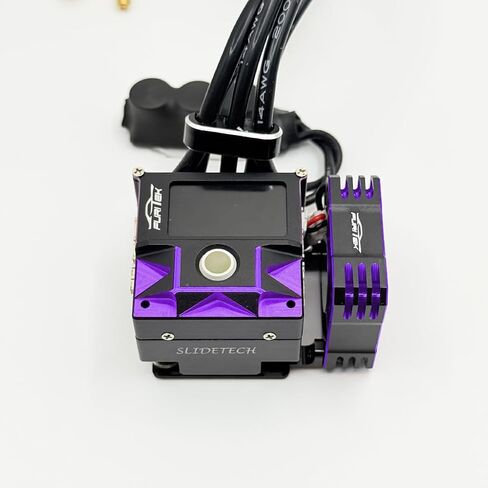 مجموعة مروحة الألومنيوم Furitek AeroSpin 30K لـ SlideTech ESC - سيارة التحكم عن بعد، ملحق إلكتروني للسيارة RC، مروحة تبريد ESC للسيارة RC (أسود أرجواني (FUR-2673)) in Kuwait