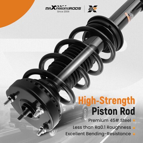 maXpeedingrods 2Pc RWD Front Struts for Chrysler 300 2011-2023 Dodge Challenger 2011, 572665 Shock Absorber Complete Struts with Coil Spring Assembly in Kuwait