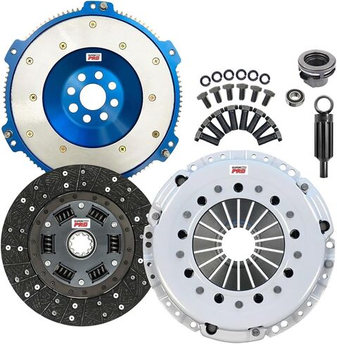 طقم القابض ClutchMaxPRO Performance Stage 2 مع دولاب الموازنة من الألومنيوم متوافق مع BMW 2001-2006 M3 S54 E46 3.2L (CP03054HDLAF-ST2) in Kuwait