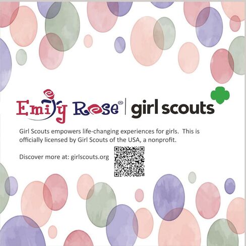 إميلي روز 18 بوصة ملابس الدمية Jr Junior Girl Scout 18 بوصة ملابس الدمية الزي الموحد | مرخصة رسميًا من قبل فتيات الكشافة في الولايات المتحدة الأمريكية | الأعمال الأمريكية | خياطة مزدوجة معززة in Kuwait