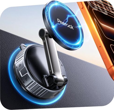 for MagSafe Car Mount - 96LBS Strongest Suction Cup Phone Mount for Car Magnetic Phone Holder for Car 360° Adjustable Cell Phone Car Mount for iPhone for Car Dashboard Windshield Window Screen in Saudi Arabia