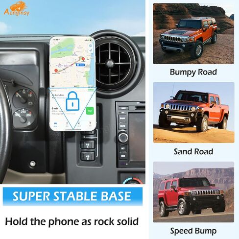 حامل هاتف مغناطيسي للسيارة متوافق مع Hummer H2 2003-2007، وحدة التحكم المركزية ومخرج الهواء ومشبك الهاتف الخلوي ولوحة القيادة العالمية للهواتف المحمولة وقوس التنقل والملحقات القابلة للتدوير in Kuwait