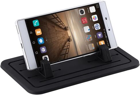 Car Dashboard Mobile Phone Mount Holder Strong Absorption Capacity Stable Angle Hooks for Car SUV Truck Desk NonMagnetic Easy Cleaning Black in Kuwait