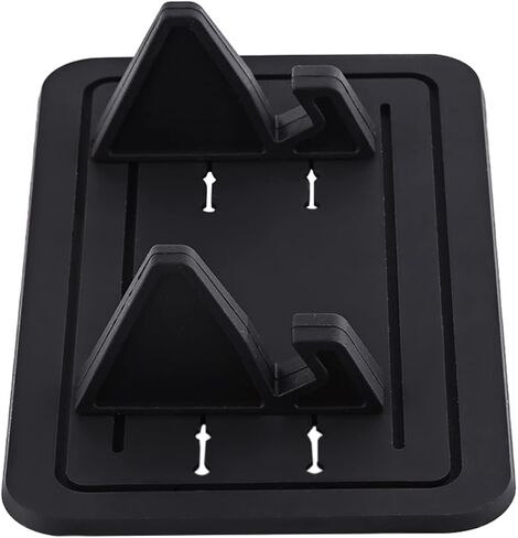 Car Dashboard Mobile Phone Mount Holder Strong Absorption Capacity Stable Angle Hooks for Car SUV Truck Desk NonMagnetic Easy Cleaning Black in Kuwait