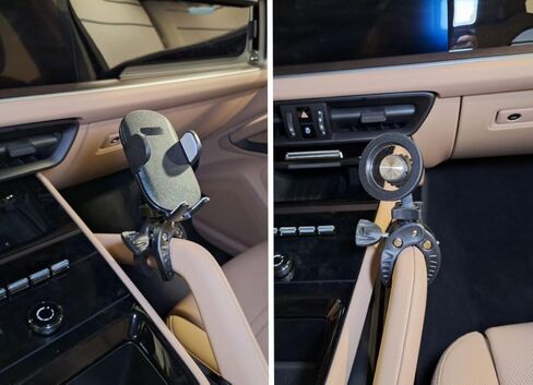 Phone Holder Console Mount for Porsche Cayenne - Clamp on | Magnetic | Compatible with Magsafe | Perfect Interior Accessory or a Gift in Saudi Arabia