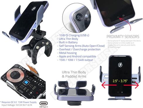 Phone Holder Console Mount for Porsche Cayenne - Clamp on | Magnetic | Compatible with Magsafe | Perfect Interior Accessory or a Gift in Saudi Arabia