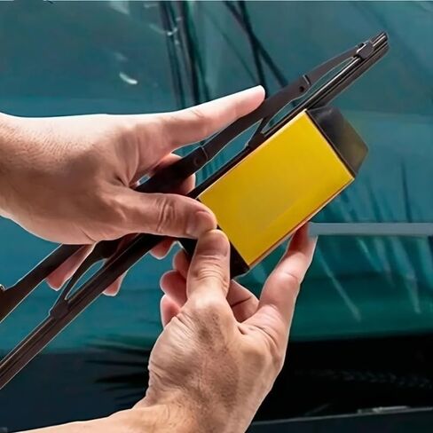 حزمة واحدة من أداة إصلاح المساحات التلقائية، فرشاة توجيه سهلة التنظيف لمساحات الزجاج الأمامي، تصميم محمول لا يحتاج إلى بطارية، ملحقات صيانة السيارة من بلاستيك ABS المتين in Kuwait