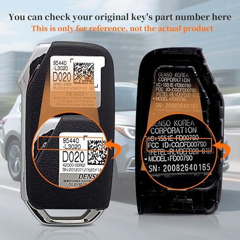 Keyless Entry Smart Key Fob Replacement for Kia K5 2021 2022 2023 FCC ID: CQOFD00790, P/N: 95440-L3020 Car Remote Start keyfob 433MHz 4A Chip in Kuwait