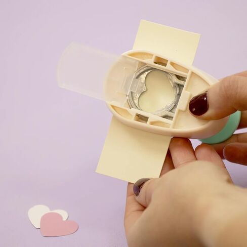 Craftelier - Heart Punch 1" (2,54 cm) Diameter, Lever Punch for Paper and Cardstock, Ideal for Scrapbooking and Crafts, Size 2.75 x 1.77 x 2.63 Inches in Kuwait