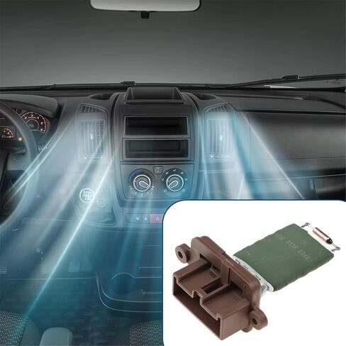 Heater Blower Fan Resistor Compatible with Peugeot for Boxer 2.0 2002-2006 Car Heater Fan Blower Motor Resistor 4Pins 46721250 77362433 in Kuwait