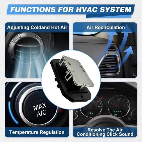Heater Blower Fan Resistor Compatible with Toyota for Matrix 2009-2014 Car 4Pins HVAC Heater Blower Motor Resistor 8713826160 973145 in Kuwait