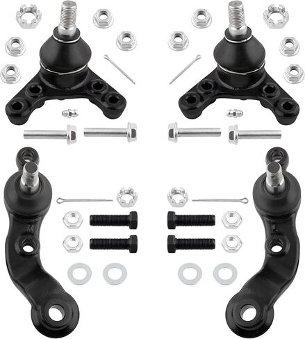 BOXI (مجموعة من 4) مجموعة مفاصل كروية أمامية علوية سفلية تناسب Toyota Tacoma 1995 1996 1997 1998 1999 2000 2001 2002 2003 2004 RWD 2-Wheel Drive / K90260 K90261 K90256 K90257 in Kuwait