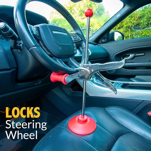 Adjustable Steering Wheel Holder 16.5 Inch Universal Fit - Alignment Tool for Cars Trucks SUVs with Spring Actuator in Saudi Arabia